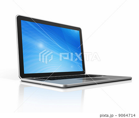 Laptop computer isolated on white Laptop computer isolated on white 9064714