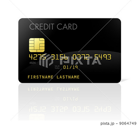 Black credit card Black credit card 9064749