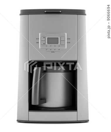 modern coffee machine isolated on white background with clipping path 9066694