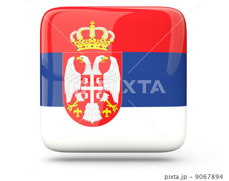 Square icon of serbia Square icon of serbia 9067894
