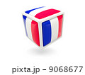 Flag of france. Cube icon 9068677