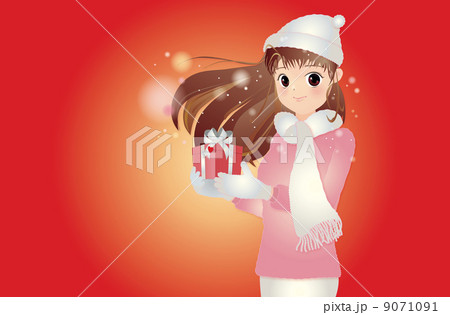 バレンタインデーのイメージイラスト。 9071091