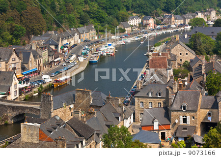 Dinan, Brittany, France - Ancient town on the river 9073166