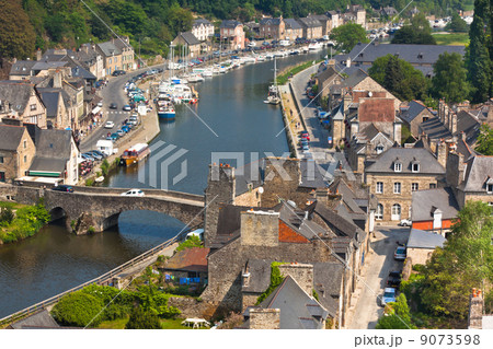 Dinan, Brittany, France - Ancient town on the river Dinan, Brittany, France - Ancient town on the river 9073598