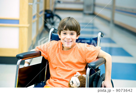 Boy in Wheelchair 9073642