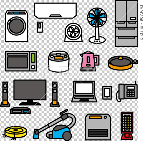 Household appliance material set 01 9073643