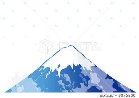 富士山と雪 9075800