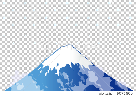 富士山と雪 9075800