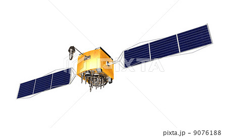 人工衛星のイラスト素材 9076188 Pixta