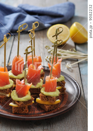 Canape with salmon 9082232