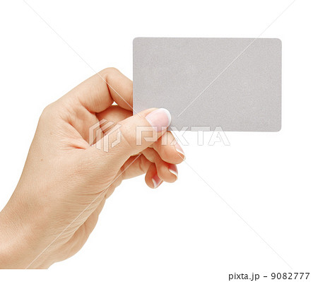 business card in hand business card in hand 9082777