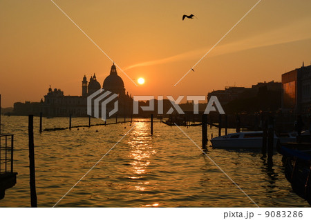 ヴェネツィアの夕日 9083286