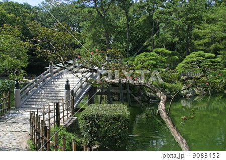 高松の栗林公園・偃月橋 9083452