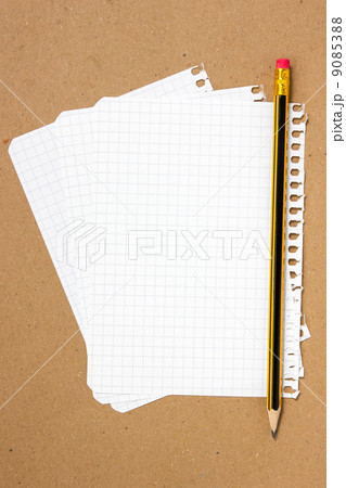 Notebook sheet and pencil Notebook sheet and pencil 9085388