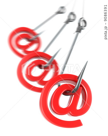 Phishing e-mail. 3d 9086391