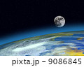 Surface Planet Earth and Moon 9086845