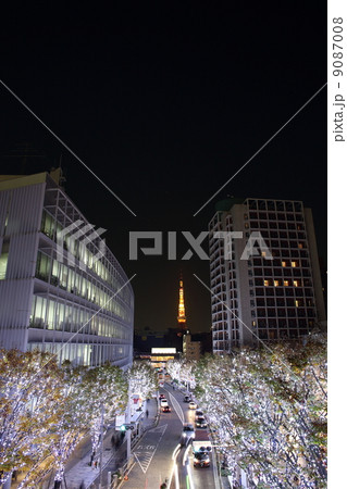 けやき坂のイルミネーション 9087008