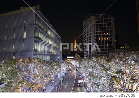 けやき坂のイルミネーション 9087009