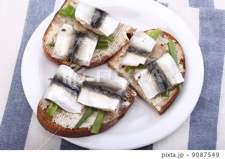 Baltic sprat on the bread Baltic sprat on the bread 9087549