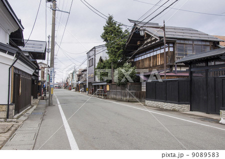 横手市、増田地区の歴史的建造物(内蔵)のある中七日町 横手市、増田地区の歴史的建造物(内蔵)のある中七日町 9089583