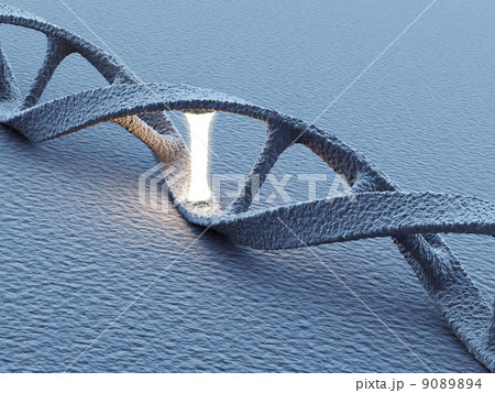 DNA helix molecules. Science concept. 3D Illustration DNA helix molecules. Science concept. 3D Illustration 9089894