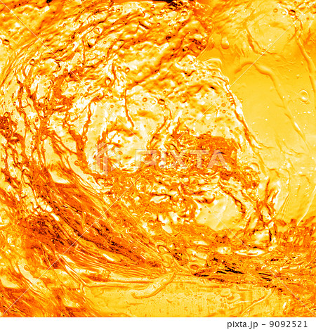 orange water with splash background 9092521