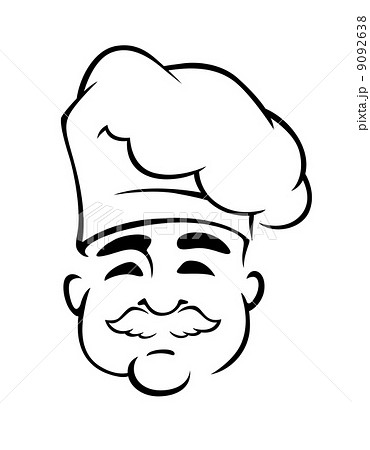 Happy european chef in toque hat Happy european chef in toque hat 9092638