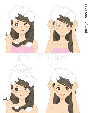 シャンプーのイラスト素材 シャンプーのイラスト素材