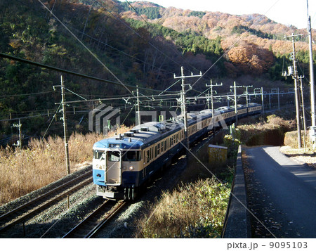 中央本線　115系　小仏 9095103