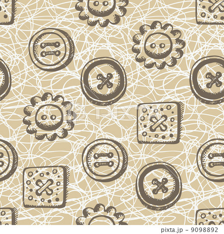 Seamless pattern with buttons 9098892