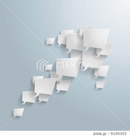 White Rectangle Speech Bubbles Arrow White Rectangle Speech Bubbles Arrow 9100302