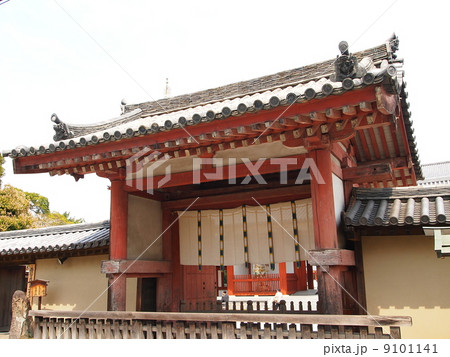 世界遺産 奈良 薬師寺 南門 世界遺産 奈良 薬師寺 南門 9101141
