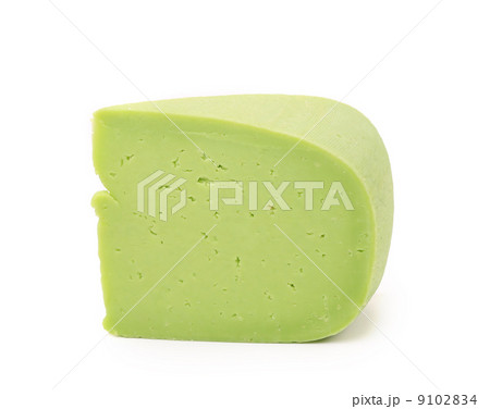 Piece of cheese wasabi 9102834
