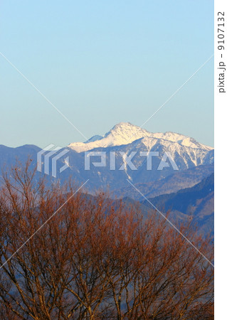 冬の南アルプス塩見岳 9107132
