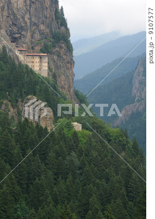 Mountain monastery 9107577