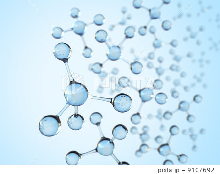 ガラスの四面体の分子構造 ガラスの四面体の分子構造 9107692