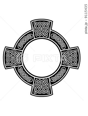Celtic cross with framework 9115435