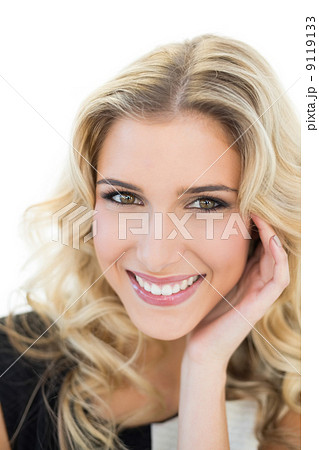 Cheerful blonde model looking at camera Cheerful blonde model looking at camera 9119133