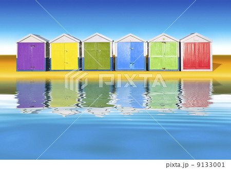 beach huts 9133001
