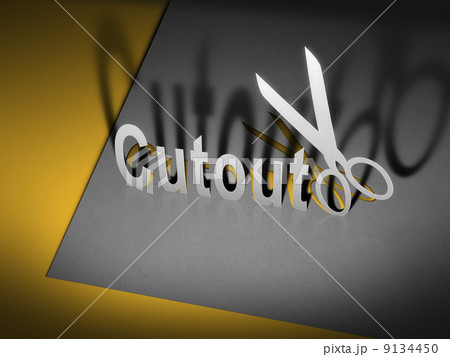 paper cutout scissors 9134450