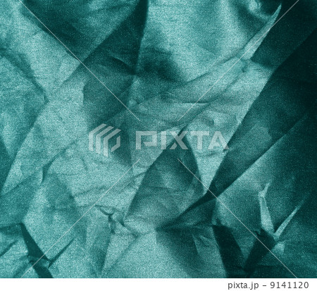 crumpled green fabric background crumpled green fabric background 9141120