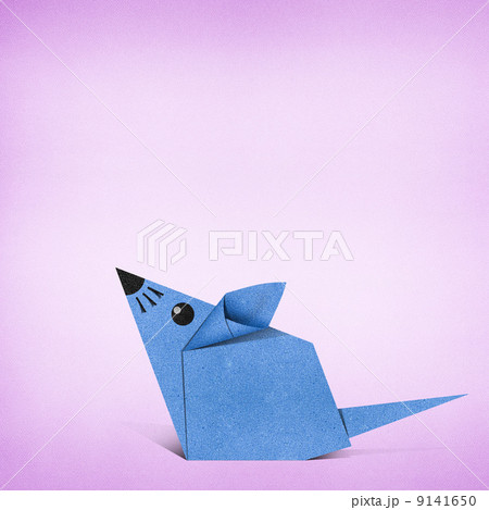 Origami rat made from Recycle Paper Origami rat made from Recycle Paper 9141650