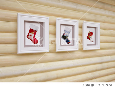 Wooden Christmas interior 9141978