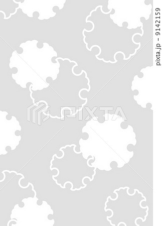 雪輪文様 9142159
