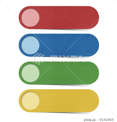 Origami tag banner recycled paper. 9142955