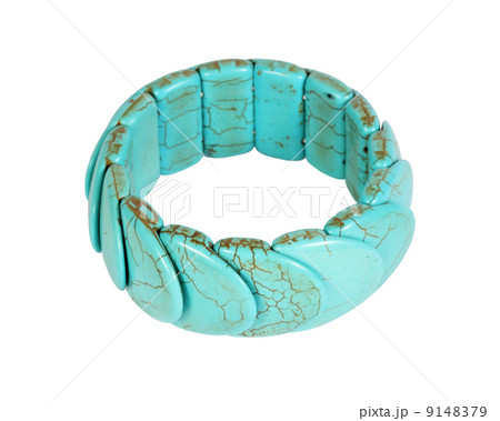 Bracelet bijouterie on the white background, isolated 9148379
