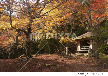 吉野山　西行庵　秋色 9152942