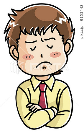 キャラクター／若い男性／う〜ん 9153442