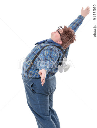 Overweight obese young man Overweight obese young man 9153560