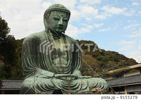 大仏、ブッダ、仏像、像、寺院、史跡、寺、お寺、鎌倉、長谷、長谷寺、古都、仏、仏様、高徳院、鎌倉...の写真素材 [9155279] - PIXTA